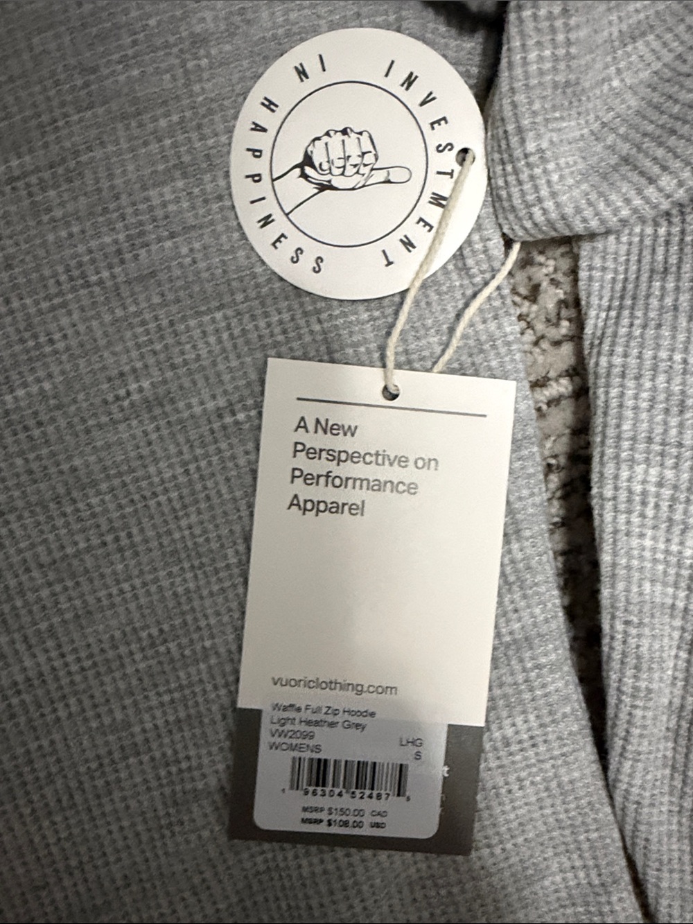 Vuori Waffle Zip Hoodie - Picture 2 of 3